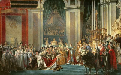 The Consecration of the Emperor Napoleon (1769-1821) and the Coronation of the Empress Josephine (1763-1814) by Pope Pius VII, 2nd December 1804, 1806-7